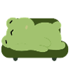 Sleepy Frog Couch Buddy