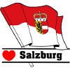 Salzburg Flag with Heart
