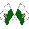 Drapeaux croisés de la Styrie