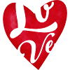 Love Red Heart - Love Gift