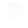 Skull Halloween Creepy Melting Skull