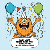 Party Monster mit Einäugigem Jubel