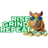 Rise, Grind, Repeat - Capybara Hustle motivation