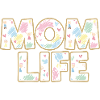 Mom Life Pastel Hearts Scribble