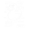 Blueprint Duck Cartoon