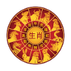 Chinesisches Neujahr Chinesisches Tierzeichen Bagua