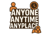Anytime Anywhere Funny Saying 