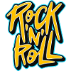 Graffiti Rock 'n' Roll Text-Logo