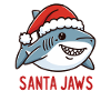 Santa Jaws Funny Christmas Shark Design