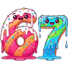 6 7 Kawaii Cartoon Numbers Illustration