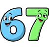 6 7 Memes – Funny Cartoon Numbers