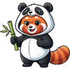 Cute Panda Fox Carnival Costume Carnival