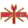 Thunderbolt Heavy Metal Guitar Logo