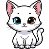 Two-Tone Eyed Kitten