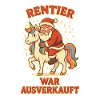 Rentier war ausverkauft Einhorn