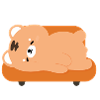 Sleepy Couch Tiger