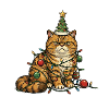 Cat Christmas Monday Funny Saying
