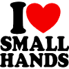I love little hands (red heart)
