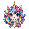 Face de licorne