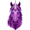 Purple Geometric Unicorn