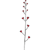 Red Heart Branch Nature Motif