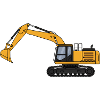 Bagger Baggerfahrer Baustelle
