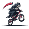 Grim Reaper Bike Action