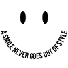 Un sourire ne se démode jamais