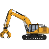 Bagger Baggerfahrer Baustelle 
