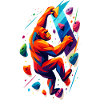 Bouldern Kletterkraft Gorilla Klettern Geschenk