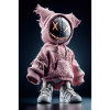 Neon Stitch Plush Mask Hoodie