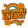Unstoppable Energy Retro Rainbow