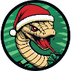 Snake with Santa Hat Emblem