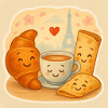 Paris Breakfast Cuddle