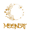 Chat lunaire doré