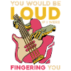 Loud groove guitar joke