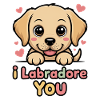 I Labrador You Puppy Pun