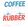Coffee scrub and rubber gloves