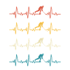 Retro Heartbeat Hockey
