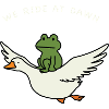 Dawn Ride Frog on Duck