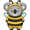 Koala Disguise Carnival Bee Bumblebee