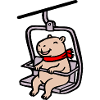 Children's ski lift Capybara Winter