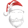 Cooler Santa mit Sonnenbrille