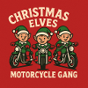 Bande de motards elfes à Noël