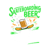 Funny Skateboard Beer – Cool Skater Drinking