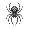 Geometric Metal Spider