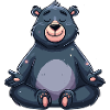 Zen Bear Meditating