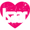 J’aime Isaac Coeur Rose J’aime Isaac