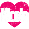 J’aime Nicole Coeur rose J’aime Nicole