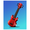Cartoon Guitar Poster